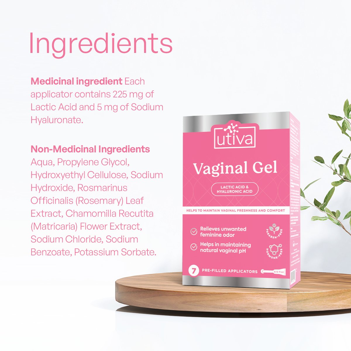 Vaginal Gel - Utiva USA